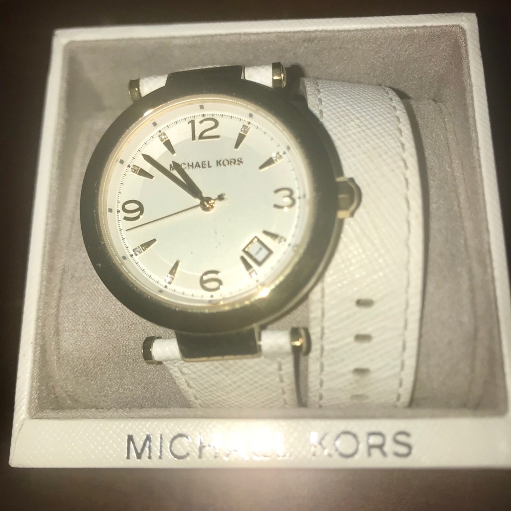 Michael Kors Leather Band Watch